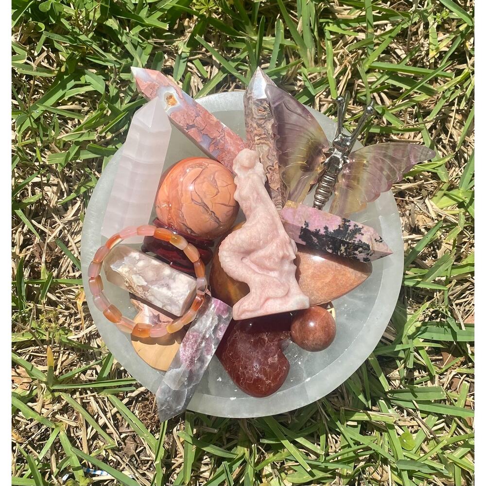 15 Piece Crystal Bundle Box, Crystal Lot